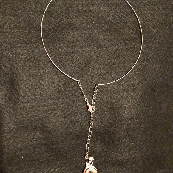 Lot of 6 women's necklaces pendant metal chain various size - Picture 4 of 9